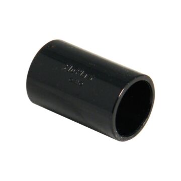 21.5mm Black PVCu Overflow Straight Coupling OS10B