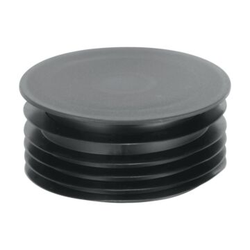 Blanking Cap Drain Connector 100mm Black DC4-BL