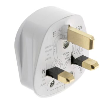 13A Plug White PPJ006E E01
