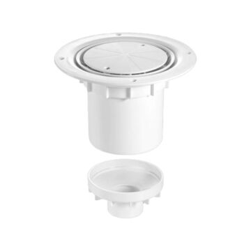 Trapped Shower Gully 75mm Seal White TSG2WH