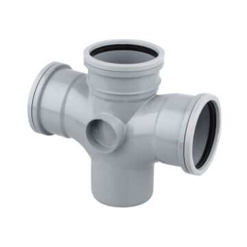 OsmaSoil S/S double branch 90° 110mm