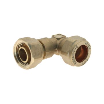Compression Bent Swivel Tap Connector