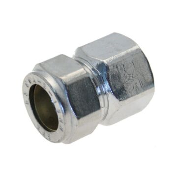Compression Coupler Female Chrome