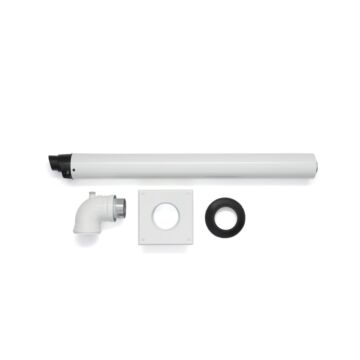 Horizontal Straight Telescopic Wall Terminal Kit with Bend & Wall Cuff � 83442