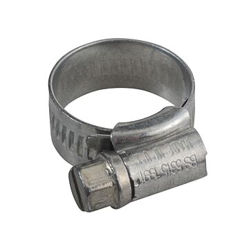 00 Zinc Protected Hose Clip 13 - 20mm (1/2 - 3/4in)