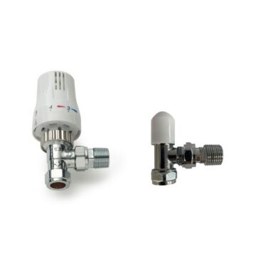 Twin Pack TRV & Lockshield Style Angled