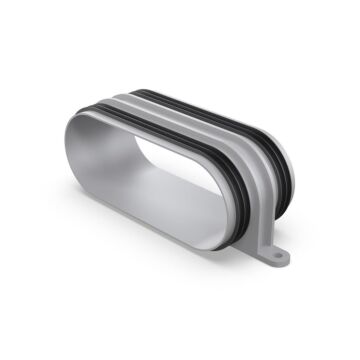 Ducoflex Oval Rigid Duct Coupling Connection Piece