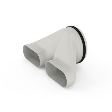 Ducoflex Horizontal Connector 2 Oval 160mm Diameter