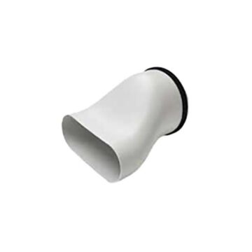 Ducoflex Horizontal Connector 1 Oval 125mm Diameter