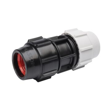 Mechanical coupler for MDPE to Imperial pipe