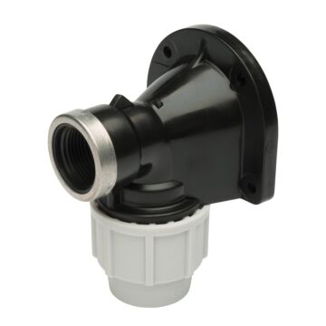 Wall Plate Elbow for MDPE to BSP