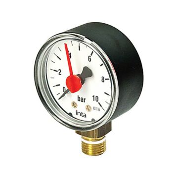 50mm Pressure Gauge with 1/4 inch Bottom Connection