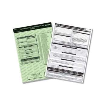 Gas Safety Warning Notice Pad � REGP55