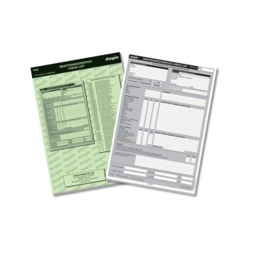 Maintenance Check List Pad � REGP65