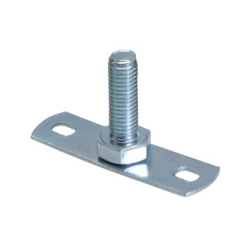 Male Backplate For Rubber Lined Steel Clips Pack of 10