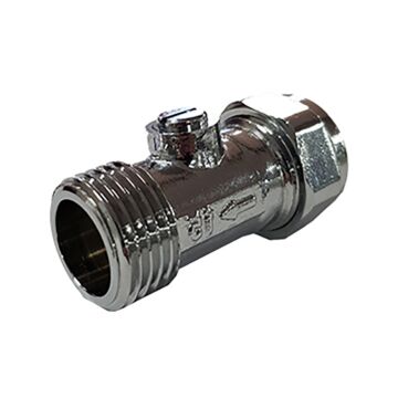 Isolating Valve Flat Faced Chrome