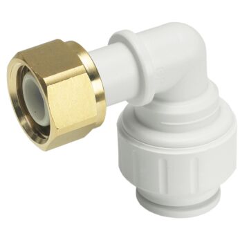 Push-fit Bent Tap Connector 15mm x 1/2"