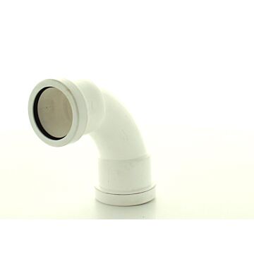 32mm Push Fit Waste Pipe Swept Bend 92  Degree