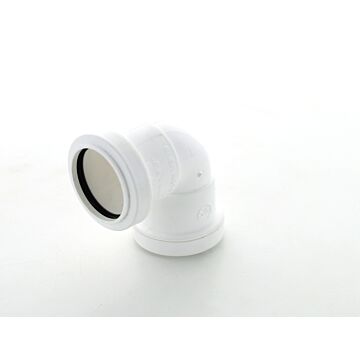 32mm Push Fit Waste Knuckle Bend 90 Degree