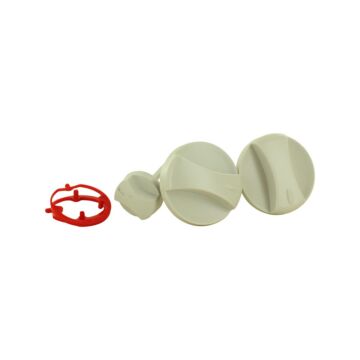 Knob Set Grey (3 Pack)