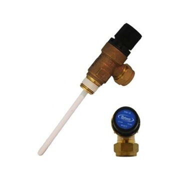 Temperature Pressure Relief Valve 1/2 inch MBSP x 15mm