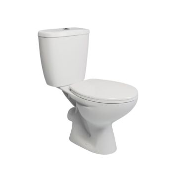 Arrina Close Coupled Push Button Toilet with Soft Close Seat (Bog in a Box)