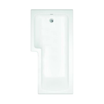 Lerwick L-Shaped Shower Bath 1700 x 850 x 700 x 585, Screen and Panel Set &ndash; Left Hand