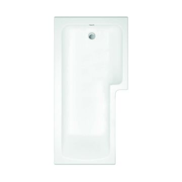 Lerwick L-Shaped Shower Bath 1700 x 850 x 700 x 585, Screen and Panel Set &ndash; Right Hand