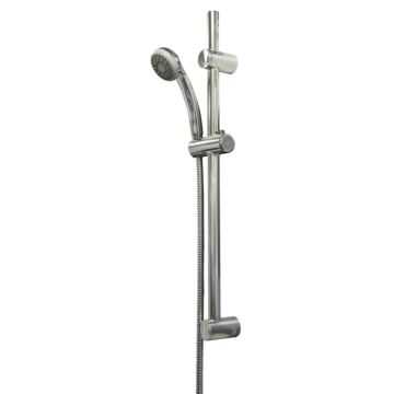 Amalfi Chrome 1 Function Shower Set With Head And Riser Kit AM250941