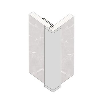 External Corner Profile 2400mm Aluminium