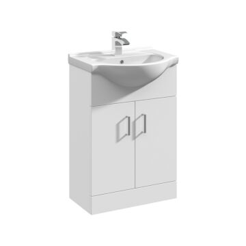 Vista 2 Door Vanity Unit & Basin 550mm
