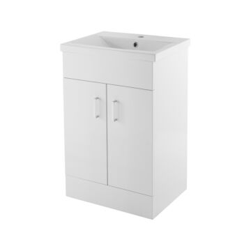 Vista 2 Door Vanity Unit and Mid-Edge Basin